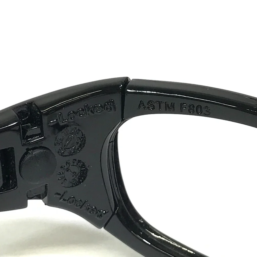 Rec Specs Athletic Goggles Frames MORPHEUS II #1 Polished Black Gold 53-17-130